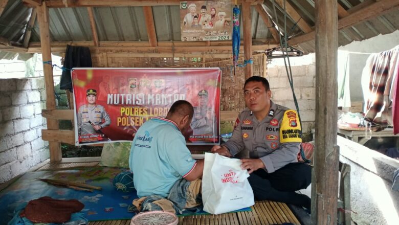 Program Nutrisi Mantap Polri Sentuh Warga Lombok Barat
