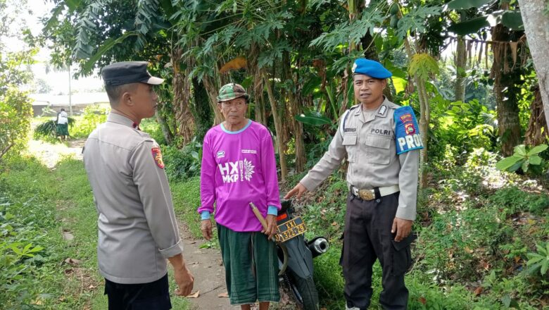 Polsek Kuripan Edukasi Warga soal Kamtibmas dan Cuaca Ekstrem