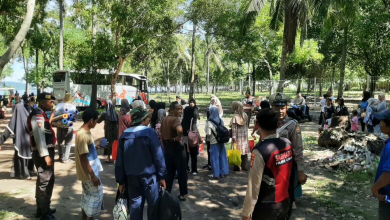 Liburan Aman di Lombok Barat Berkat Patroli Intensif Polsek Sekotong