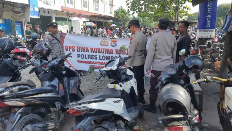Operasi Bina Kusuma Rinjani 2025, Polres Lombok Barat Sasar Pasar Kediri