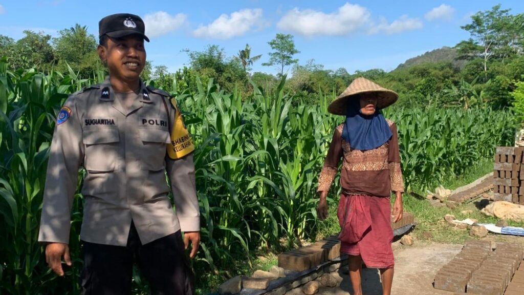 Polri Sambangi Petani Aik Ampat, Perkuat Ketahanan Pangan Lokal