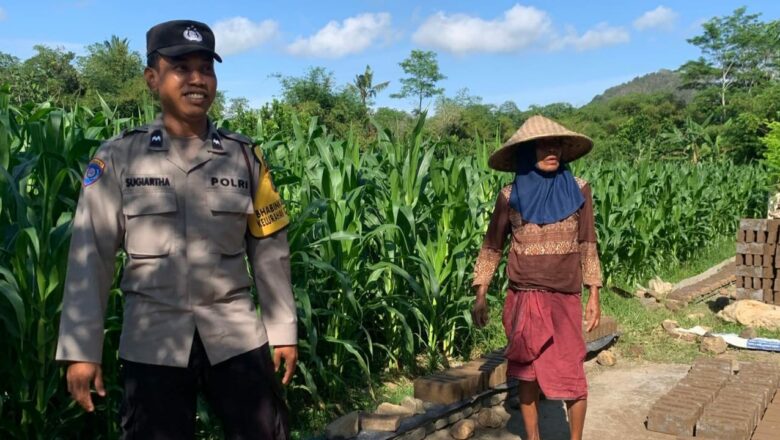 Polsek Gerung Perkuat Sinergi Petani di Dasan Geres