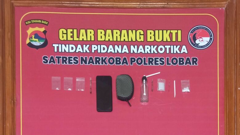 Polres Lombok Barat Ungkap Peredaran Sabu Antarwilayah