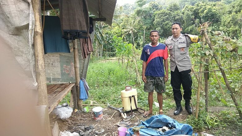 Polsek Gerung Aktif Bina Warga Babussalam Wujudkan Desa Mandiri Pangan