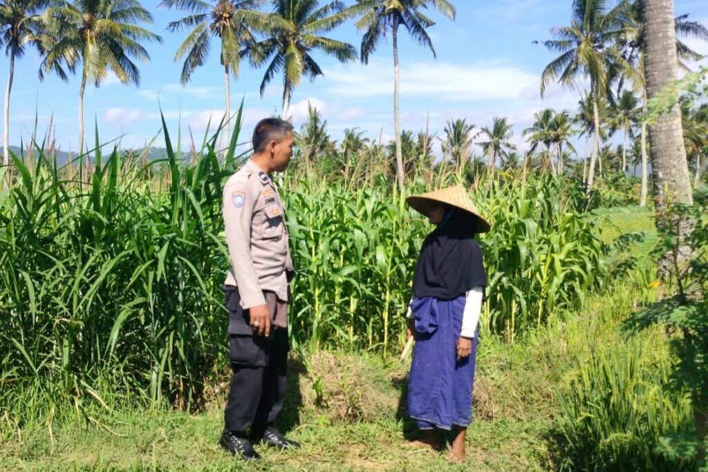 Sinergi Polri dan Petani Eyat Mayang Perkuat Ketahanan Pangan Nasional