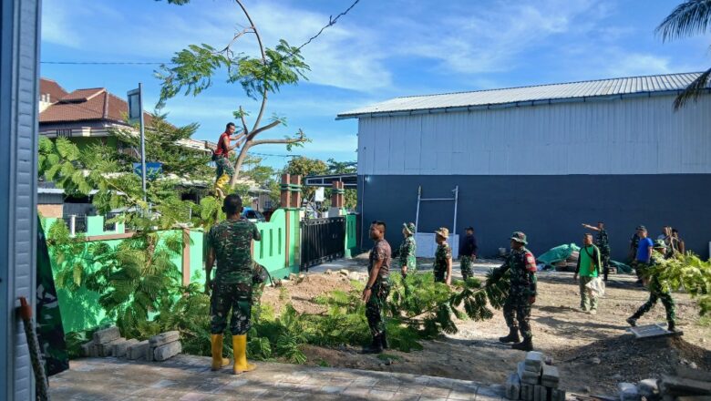 Jelang Peresmian, Koramil 11/Kayangan Terus Berbenah