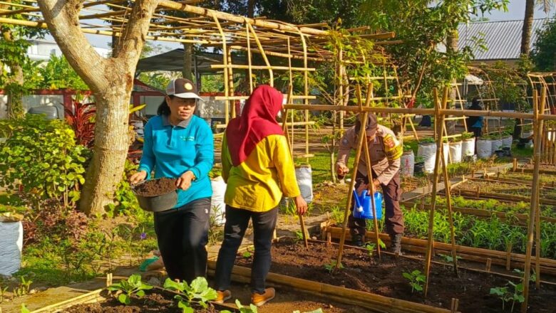 Polri dan BPP Kuripan Kolaborasi Wujudkan Kemandirian Pangan di Dusun Pemangket