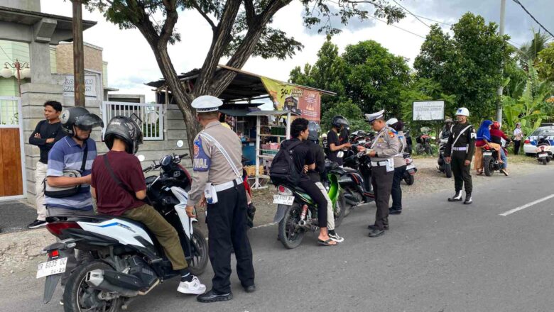 Operasi Patuh Rinjani 2025 di Kediri, Lombok Barat: 57 Pelanggaran Ditindak