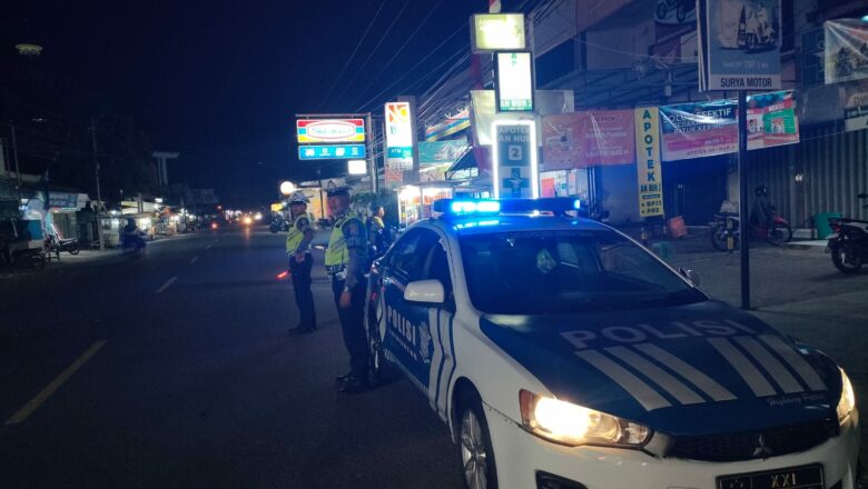 Satlantas Lombok Barat Intensifkan Patroli Malam di Bypass BIL 2
