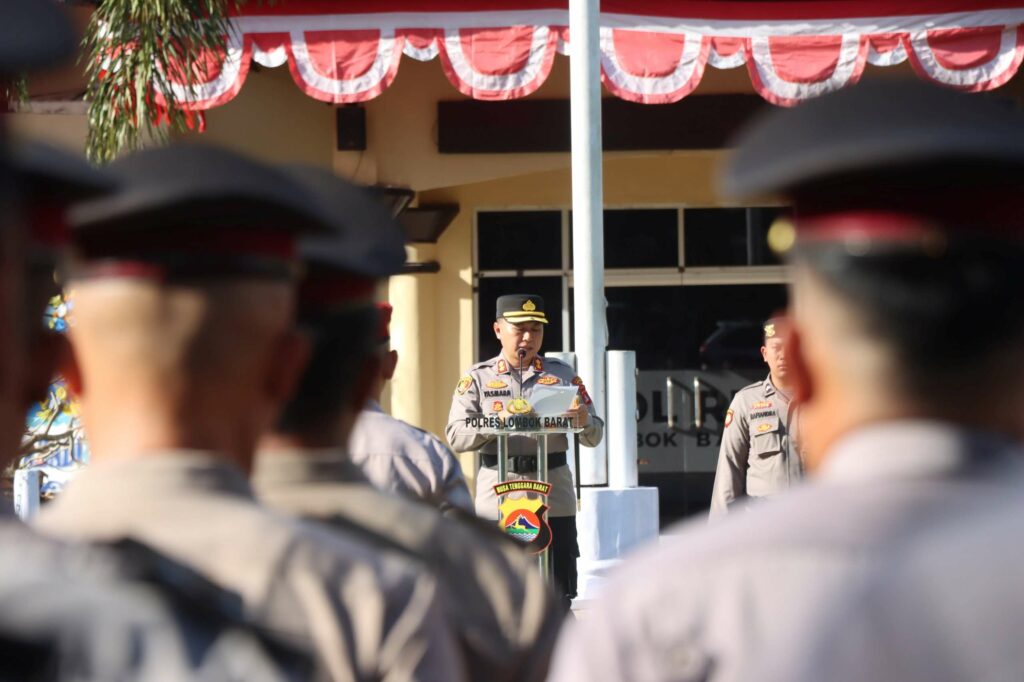 Upacara Kenaikan Pangkat Polres Lombok Barat: Momentum Profesionalisme