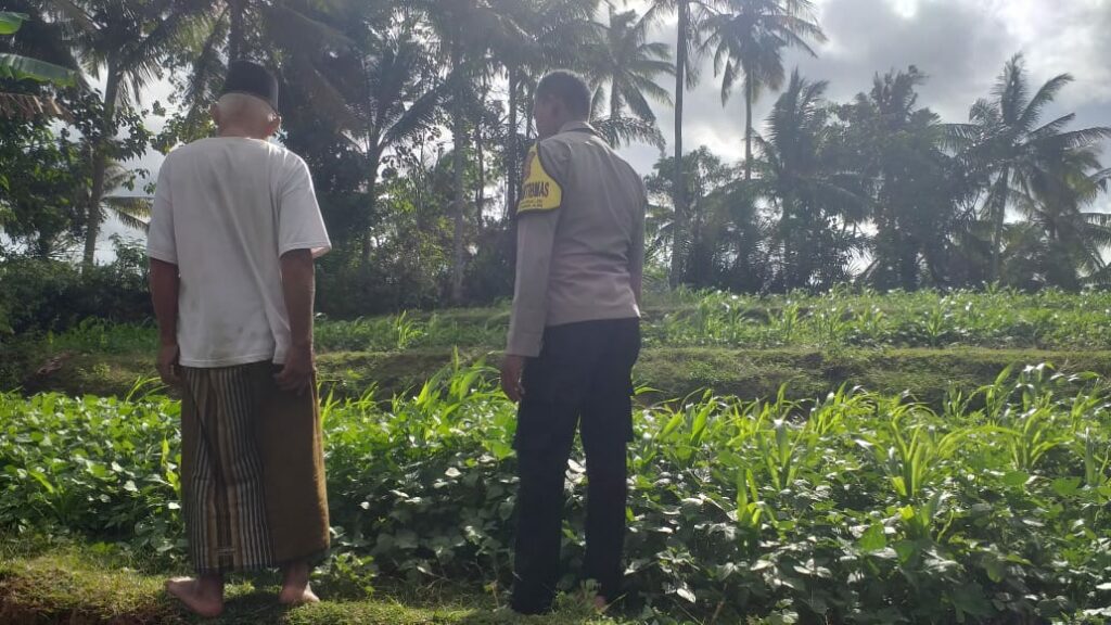 Polisi Ajak Warga Mareje Tanam Pangan Sendiri