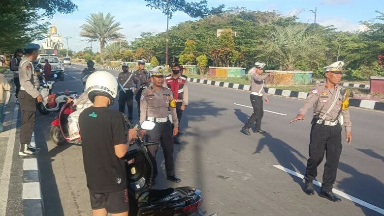 Polres Lombok Barat Tindak 42 Pelanggar Lalu Lintas dalam Operasi Patuh Rinjani