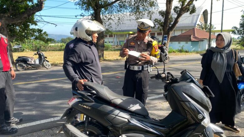 Operasi Patuh Rinjani 2025 di Gerung: Polres Lombok Barat Fokus Tertib Lalu Lintas