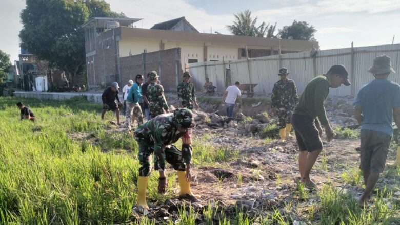 Akses Pemakaman Tertutup Beton, TNI Turun Tangan