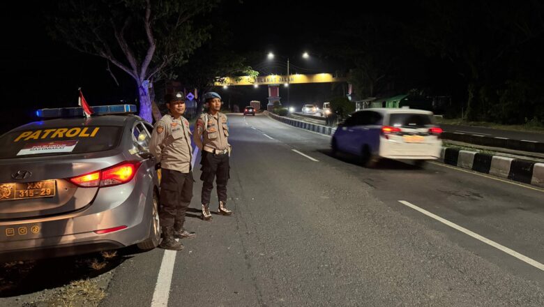 Patroli Blue Light di Kecamatan Kediri, Upaya Cegah Begal dan Balap Liar