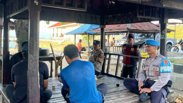 Dermaga Tawun Sekotong Kondusif, Patroli Polisi Cegah Kriminalitas 3C