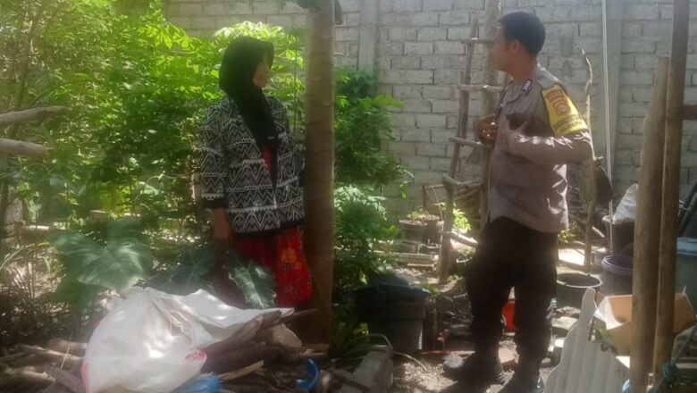 Warga Karang Bayan Antusias Sambut Program Pekarangan Pangan dari Bhabinkamtibmas Perampuan
