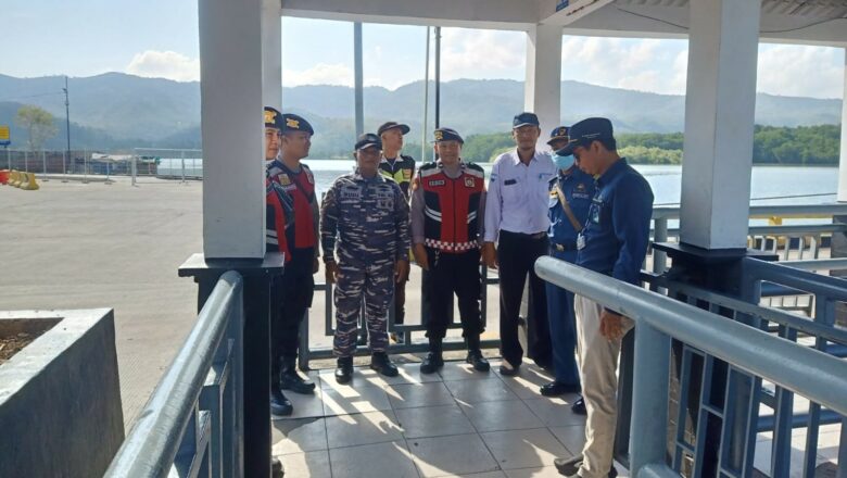 Satgas Preventif Bina Waspada 2025 Jaga Keamanan Pelabuhan ASDP Lembar Lombok Barat