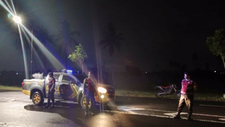 Cegah 3C dan Balap Liar, Polres Lombok Barat Giatkan Patroli Malam