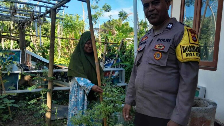 Sinergi Polri dan Masyarakat di Senggigi: Ketahanan Pangan Dimulai dari Rumah