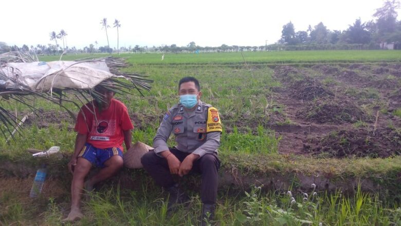 Sinergi Polri dan Petani Dusun Tambang Eleh Kuatkan Program Ketahanan Pangan Desa