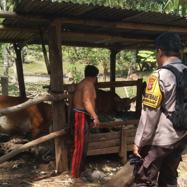 Sinergi Polsek Batulayar dan Warga Batulayar Barat Dukung Program Ketahanan Pangan