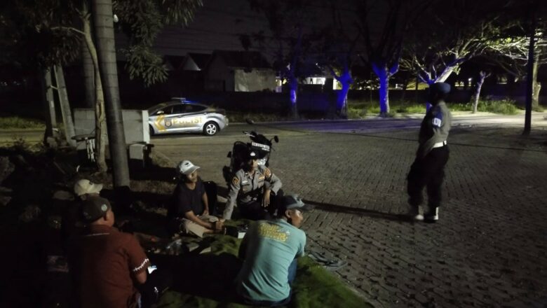 Ciptakan Kondusifitas, Polsek Labuapi Perkuat Patroli Malam di Wilayah Padat Penduduk