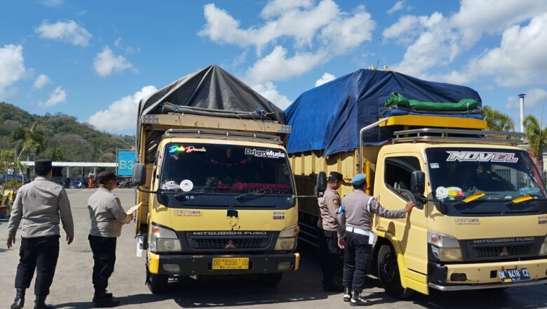 Pengamanan Ketat di Pelabuhan Lembar: Polsek Kawasan Awasi Bongkaran KMP Nawasena