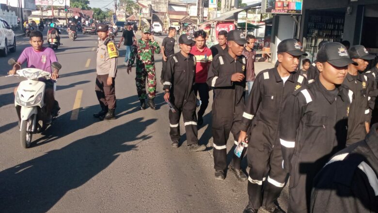 Gerung Utara Gelar Pawai Khataman Al-Qur’an, Polisi Kawal Ketat Jalannya Acara