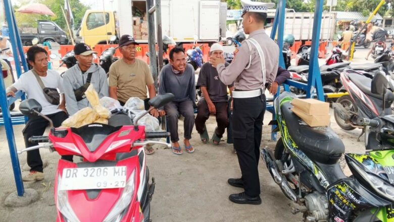 Satlantas Lombok Barat Rangkul Komunitas Ojek Bagik Polak untuk Keselamatan Berlalu Lintas