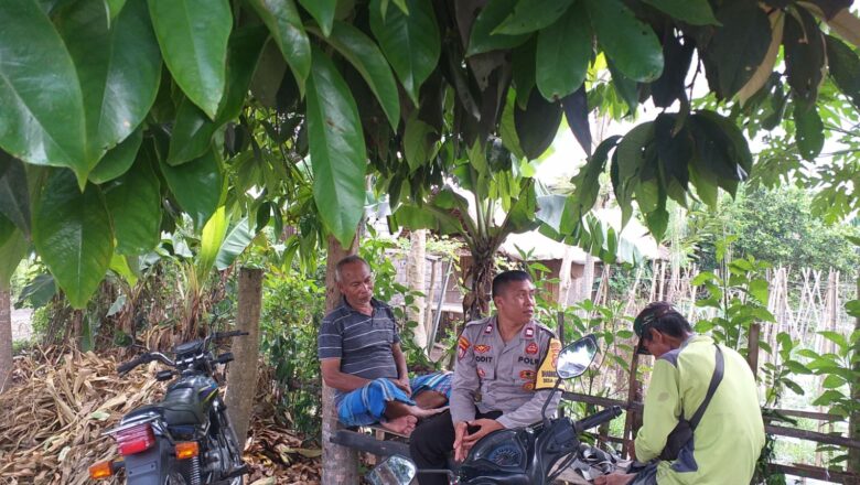 Polsek Kuripan Perkuat Program Ketahanan Pangan di Desa Jagaraga