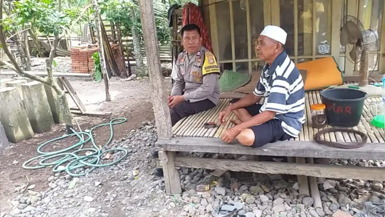 Bhabinkamtibmas Kuripan Ajak Warga Jagaraga Optimalkan Pekarangan untuk Ketahanan Pangan