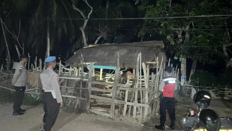 Polisi Jaga Kandang Warga! Sekotong Antisipasi Aksi 3C Saat Subuh