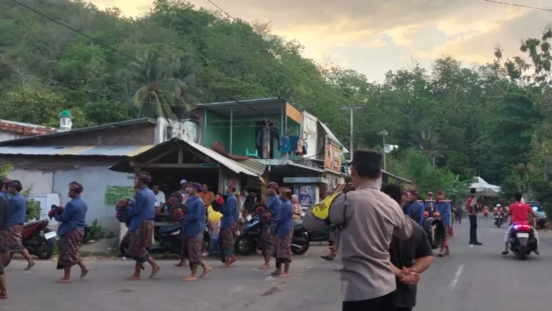 Tradisi Nyongkolan di Sekotong Berjalan Aman Berkat Pengamanan Polri