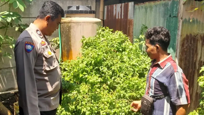 Inisiatif Bhabinkamtibmas Senggigi: Warga Diajak Mandiri Pangan