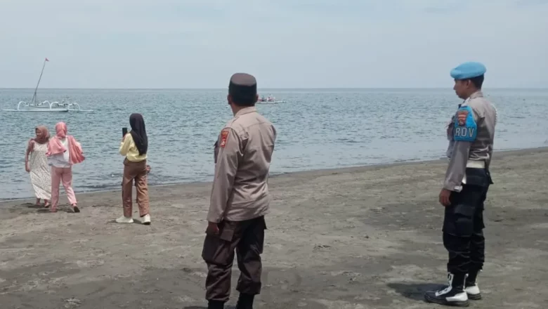 Liburan Aman di Pantai Cemare, Berkat Patroli Polsek Lembar