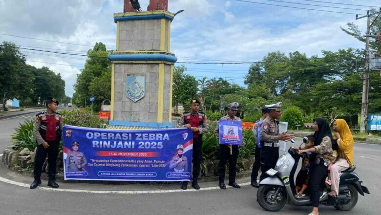 Satlantas Lombok Barat Fokus Edukasi dalam Operasi Zebra