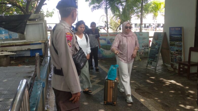 Jaga Kamtibmas, Sat Polairud Rutin Sisir Pantai Senggigi