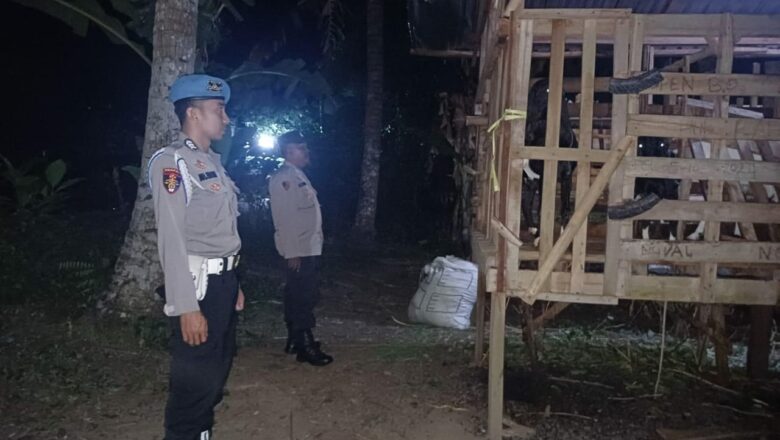 Polsek Lembar Sisir Area Rawan Tengah Malam, Warga Akui Kini Lebih Tenang