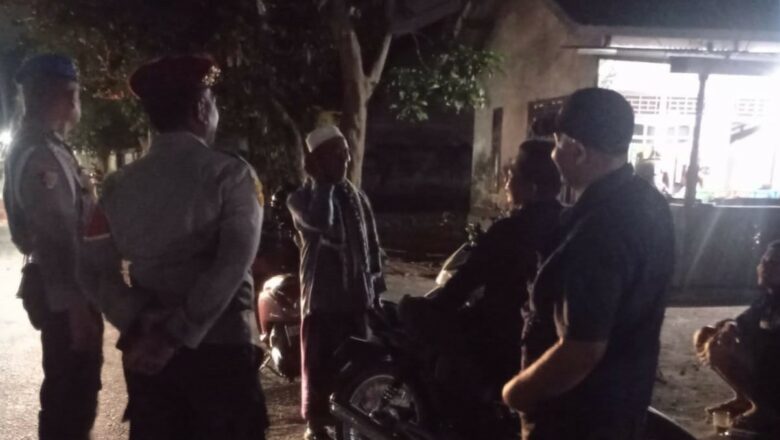 Polsek Lembar Siaga di Jam Rawan, Cegah Aksi 3C di Pemukiman Padat