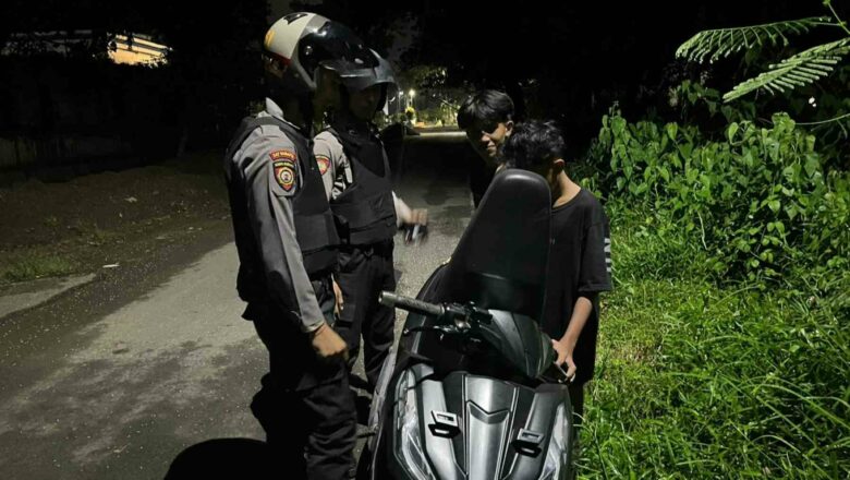 Cegah 3C, Sat Samapta Polres Lobar Intensifkan Patroli Jam Rawan