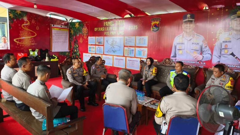 Supervisi Operasi Lilin 2025: Polda NTB Pantau Pos Pam GMS
