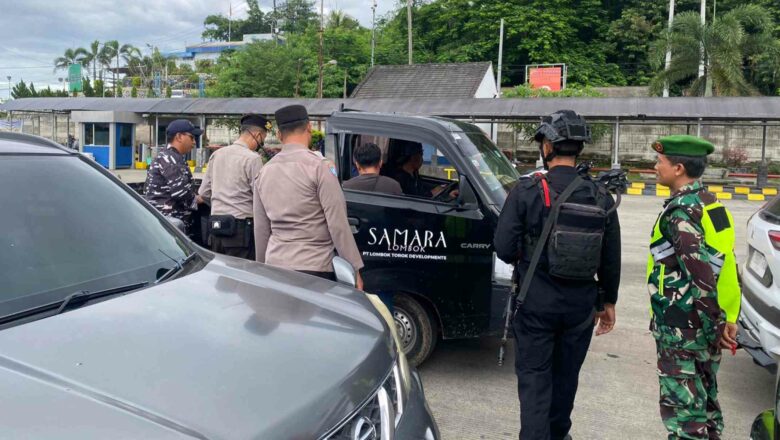 Pengamanan Ketat di Pelabuhan Lembar Libur Akhir Tahun