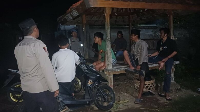 Polsek Lembar Jamin Kamtibmas di Dusun Lendang Jae