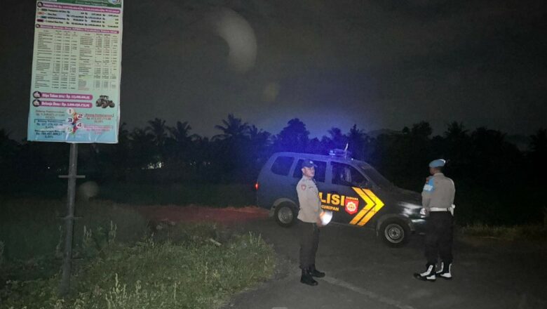 Polsek Kuripan Antisipasi Balap Liar dan 3C di Jalan Bil I