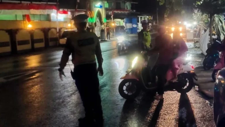 Cegah Balap Liar, Satlantas Polres Lombok Barat Patroli Skala Besar