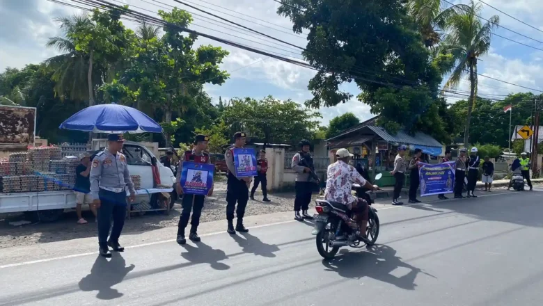 Polres Lobar Intensifkan Ops Keselamatan Rinjani 2026 di Kecamatan Kediri