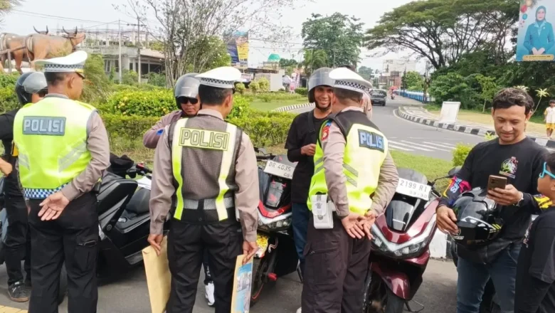 Polres Lobar Ajak Komunitas Motor Jadi Pelopor Keselamatan Jalan