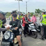 Polres Lombok Barat Tekan Angka Laka Lantas di Bundaran GMS