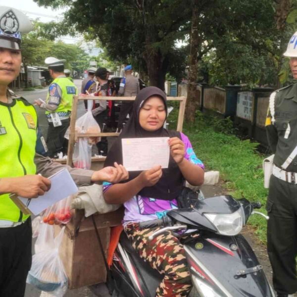 Operasi Secara Stasioner di Rumak Square, Polisi Tindak Tegas Knalpot Brong